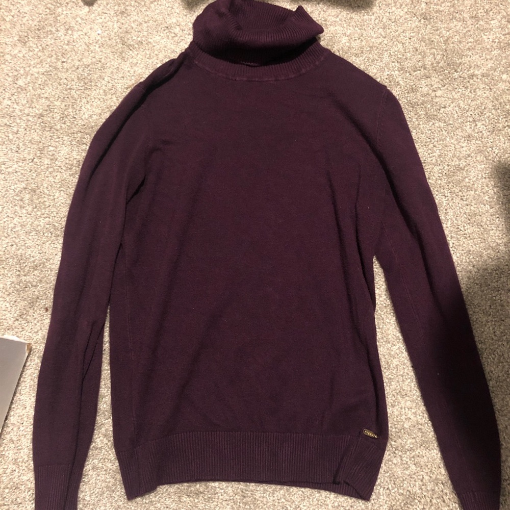 Calvin Klein Women’s Plum Turtleneck Sweater